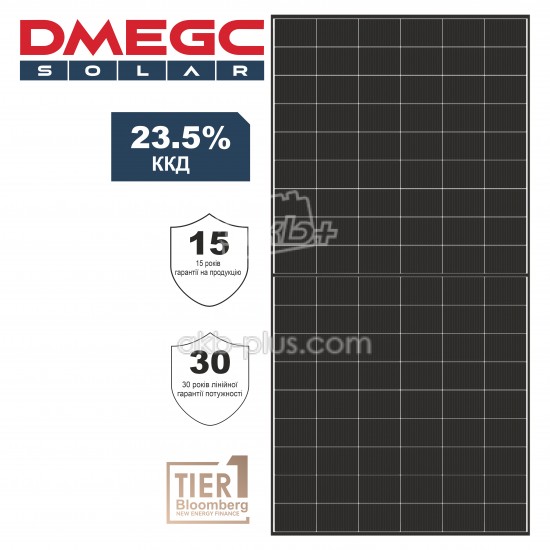 Монокристалличкая солнечная двухсторонняя панель DMEGC DM630G12RT-B66HSW INFINITY n-type Bifacial - купить